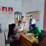 Kegiatan Vaksinasi Covid-19 di Desa Kalimas